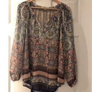 Barely worn floral blouse